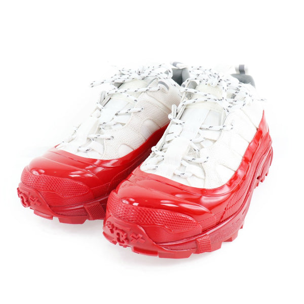 [Burberry] Burberry Low Top Sneakers Sneakers 8021036 Canvas White Low Top Sneakers Sman's S Rank