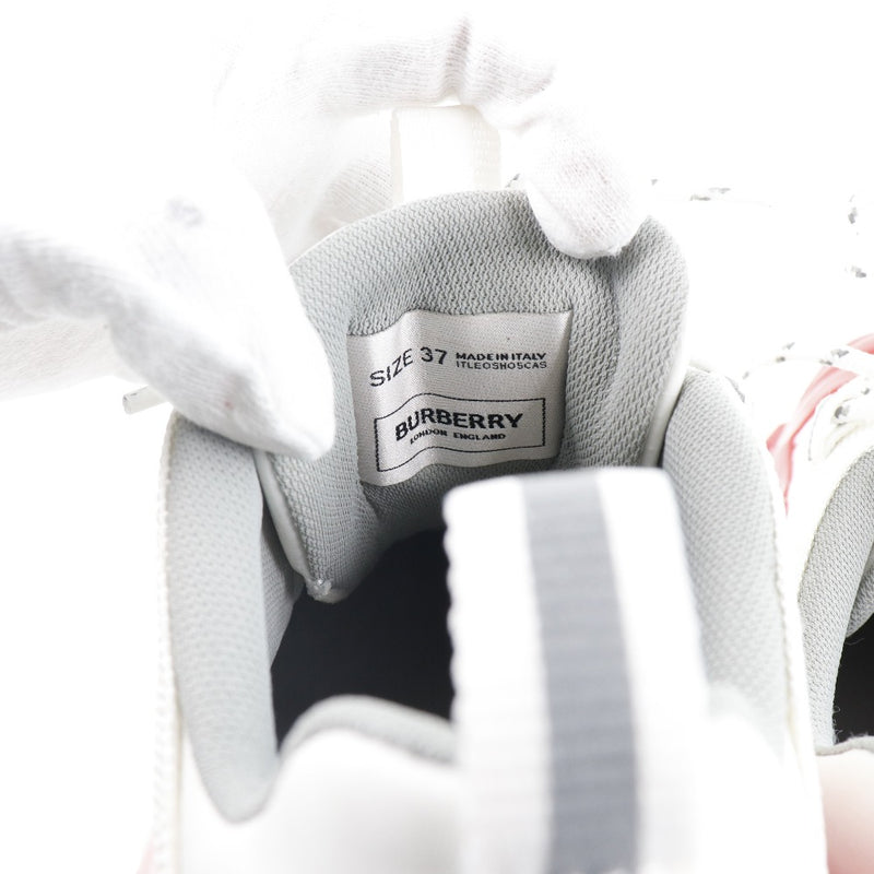 [Burberry] Burberry 
 Low Top Sneakers sneakers 
 8021036 Canvas White Low Top Sneakers Ladies S Rank