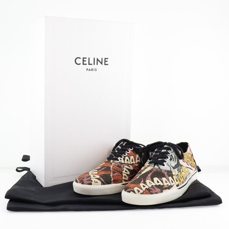 [Céline] Céline 
 Baskets 
 400A11 Canvas Tea Ladies S Rank