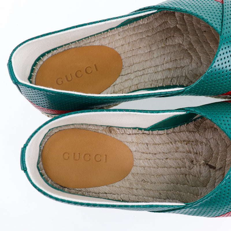 [Gucci] Gucci 
 肩cad骨滑道 
 624612皮革绿色埃赛省男女赛等级