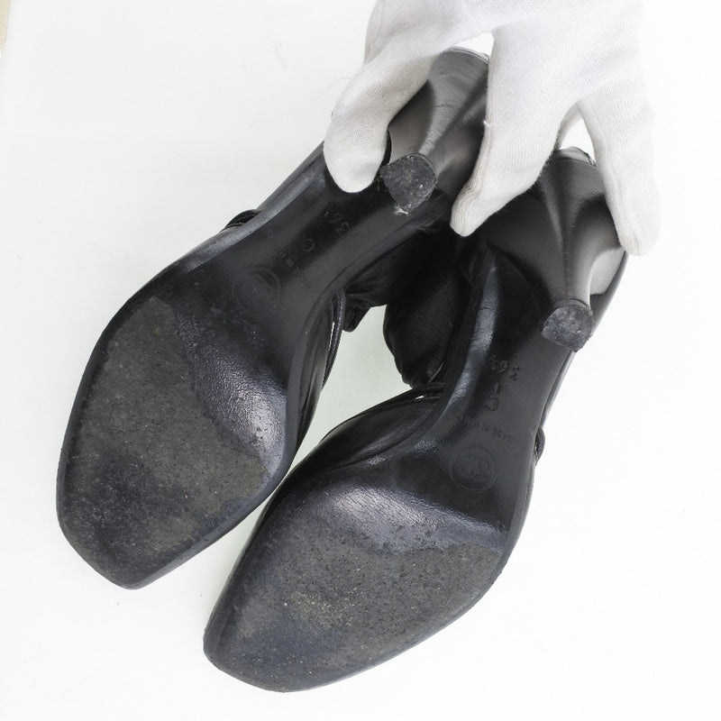 [샤넬] 샤넬 펌프 송아지 흑인