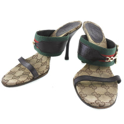 [Gucci] Sandalias Gucci GG Canvas Tea Damas