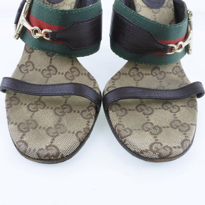 [Gucci] Gucci 
 Sandalias 
 GG Canvas Tea Damas