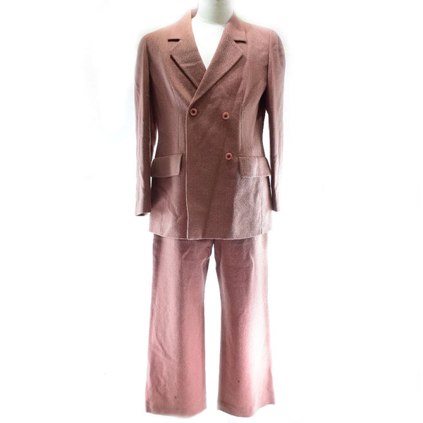[FENDI] Fendi 
 Setup suit 
 Double wool pink setup men