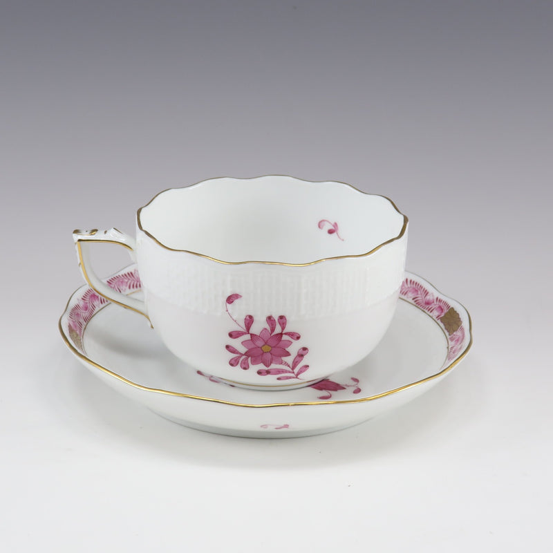 HEREND】ヘレンド アポニー ピンク 食器 ティーカップ＆ソーサー