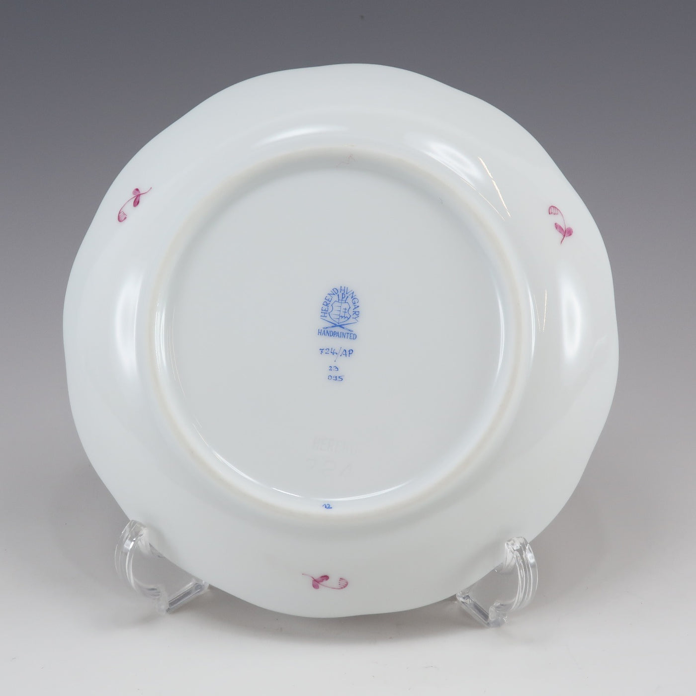 美品 ヘレンド アポニーピンク (AP) 724 ティーカップ＆ソーサー 1客