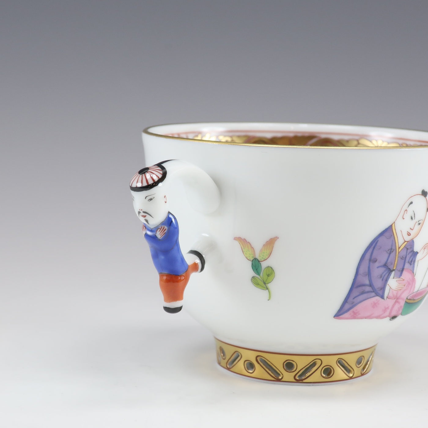 HEREND] HEREND Shinowazuri Akira No Mandarin Cup & Saucer 3364/mg