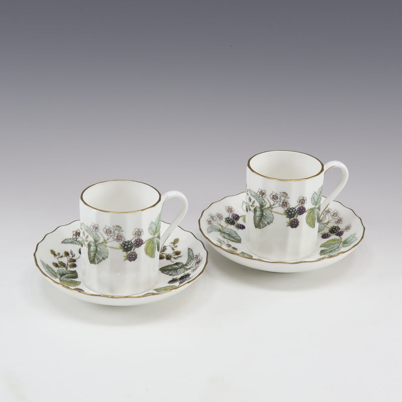 【ROYALWORCESTER】ロイヤルウースター ラビニア(LAVINIA) 食器
 デミタスカップ＆ソーサー×2