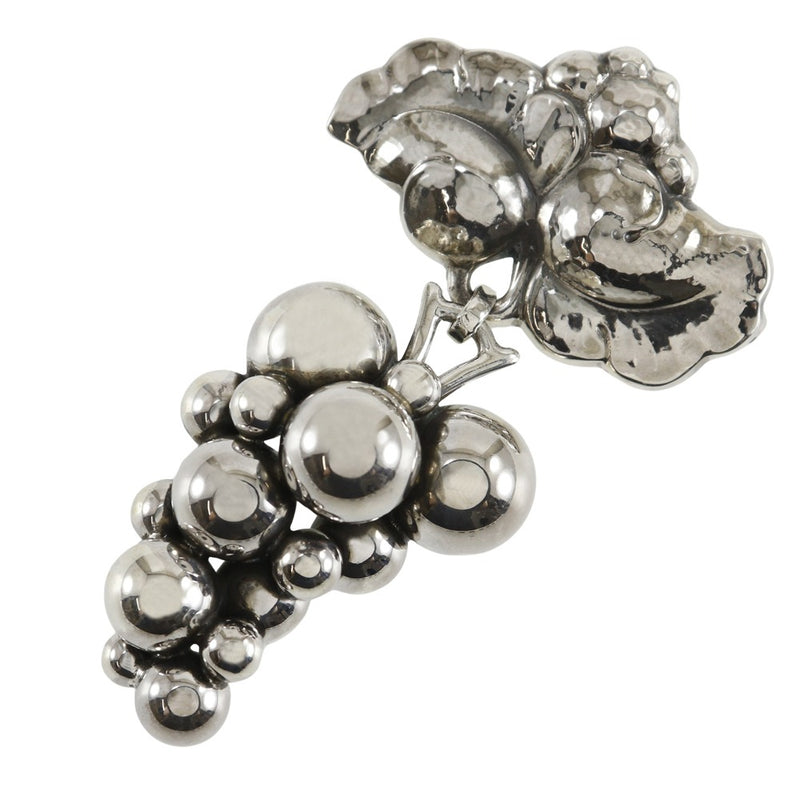 [Georg Jensen] Georg Jensen Moonlight Grape Brooch Silver 925 약. 25.1g 달빛 포도 유니에 렉스 랭크