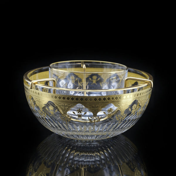 [Baccarat] Baccarat Prestige Empire Tableware Gold-colored Caviar Bowl