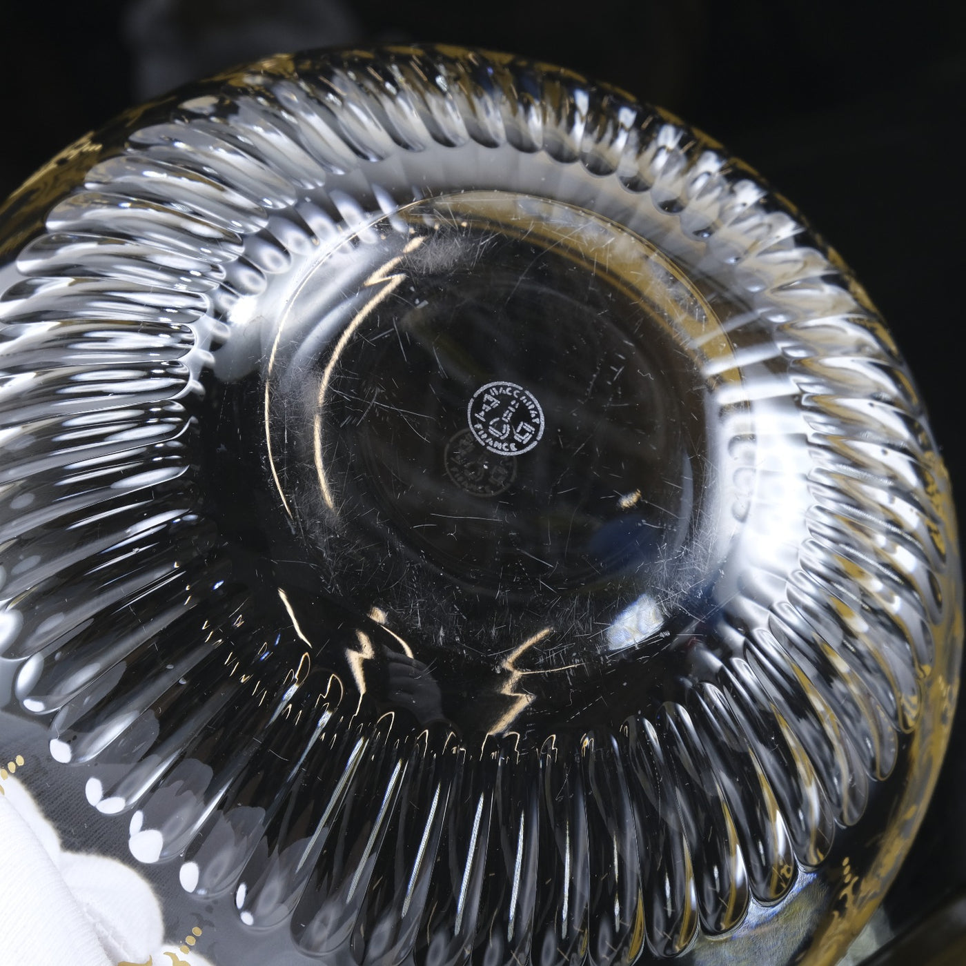 Baccarat】バカラ プレステージ エンパイア 食器 金彩キャビアボウル