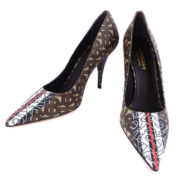 【BURBERRY】バーバリー モノグラム パンプス
 8018752 1003