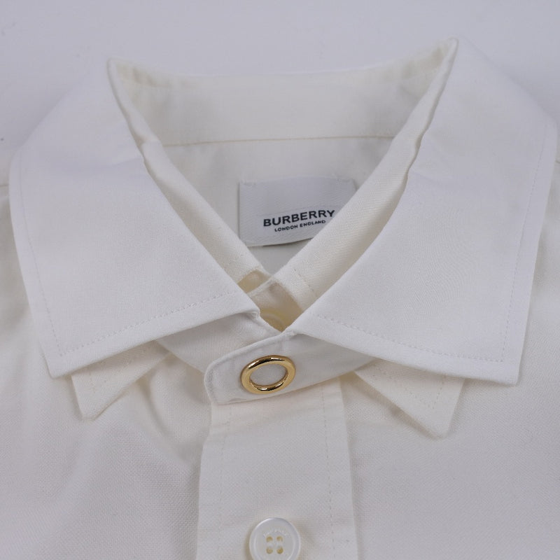 [Burberry] Burberry 
 Camisa de manga larga 
 4558047 1006 Cotton White Men's Rank