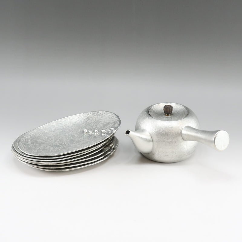 Yuri Kobo真锡餐具茶壶和小板X 7