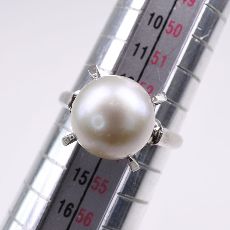 真珠 13号 リング・指輪
10.0 ｍｍ パール×Pt850プラチナ 約5.3g Pearl レディースAランク