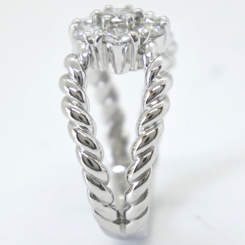 9.5号 リング・指輪
 Pt900プラチナ×ダイヤモンド 0.70刻印 約8.5g レディースAランク