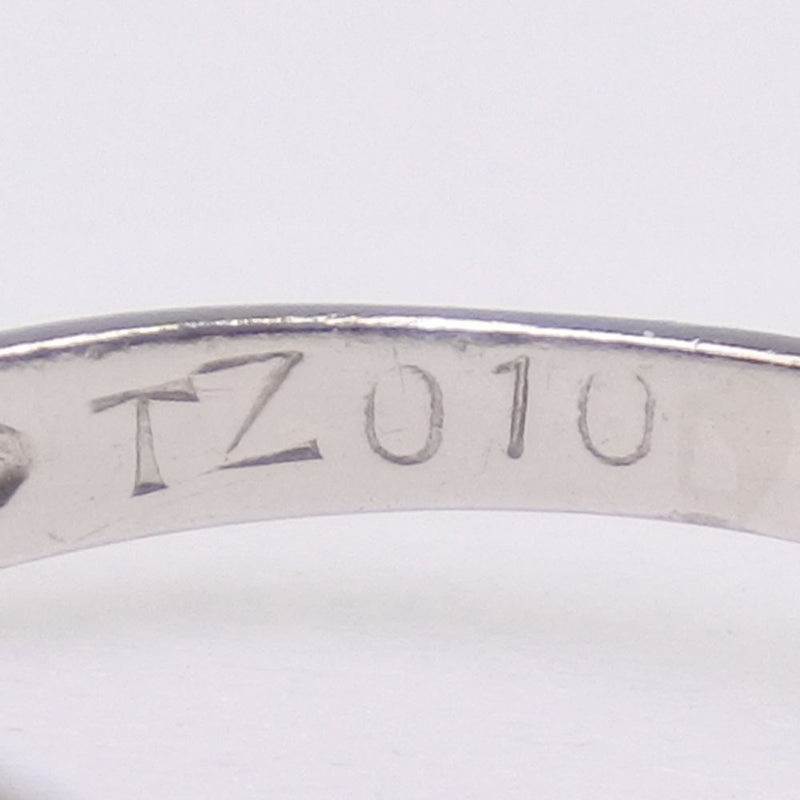 9号 リング・指輪 Pt850プラチナ×ダイヤモンド×タンザナイト 0.10刻印 約3.1g レディースAランク – KYOTO NISHIKINO