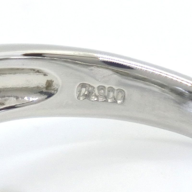 ダイヤリング 9.5号 リング・指輪
 Pt900プラチナ×ダイヤモンド 1.01刻印 約5.5g Da Earring レディースA+ランク