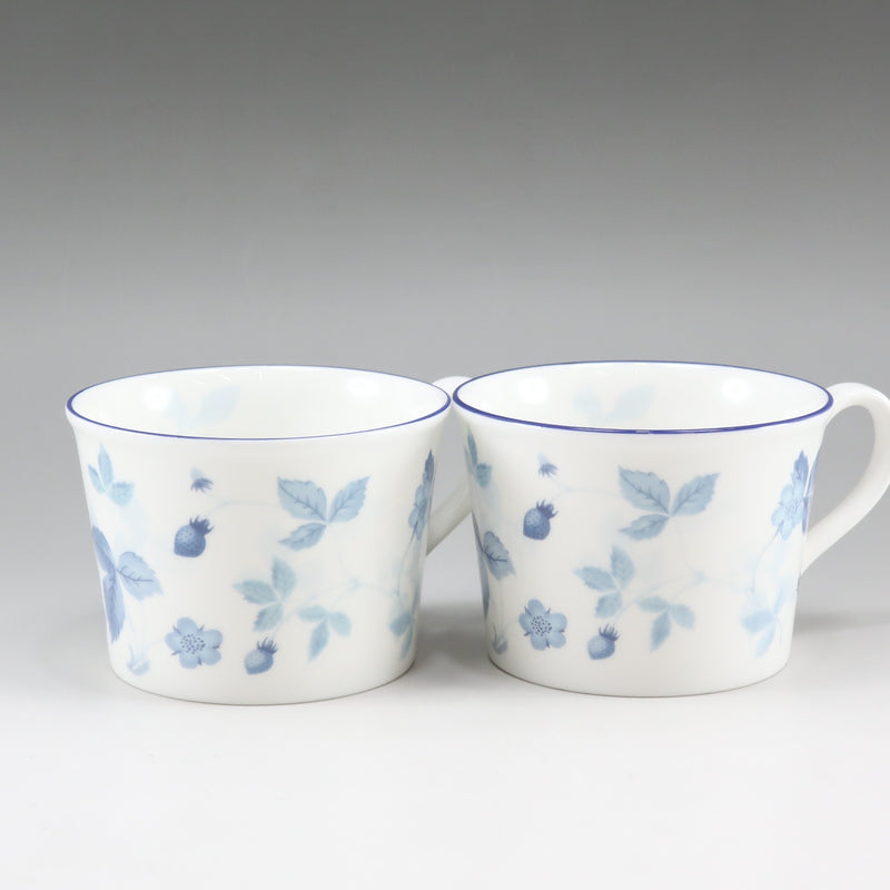 未使用品！ ☆ウェッジウッド☆ ストロベリーブルー カップ&ソーサー Wedgwood】ウェッジウッド ストロベリー ブルー 食器 カップ＆ソーサー