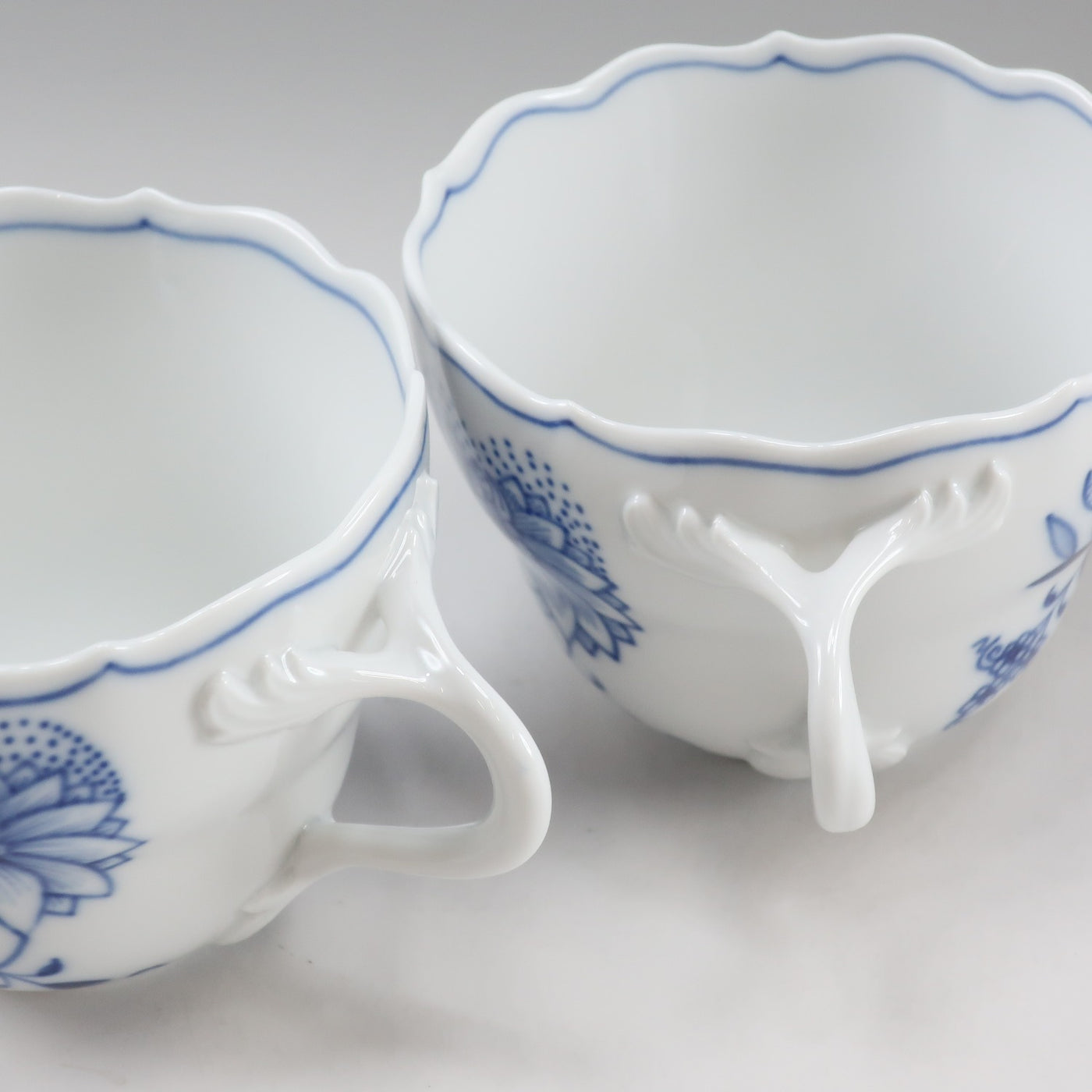 n548 Meissen マイセン ブルーオニオン ② ペア カップ&ソーサー 2客 20%OFFクーポン他配布中・11日(火)1:59までマイセン