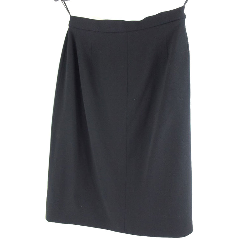 [CHANEL] Chanel 
 Skirt 
 94305 P11160v06456 Wool x Silk Black Ladies A Rank