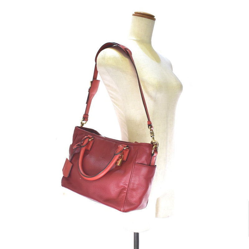 [LOEWE] Loewe 
 2way shoulder handbag 
 Piel Vacuna Cowhide 318.32.c86 Leather Red 2WAYSHOULDER Ladies