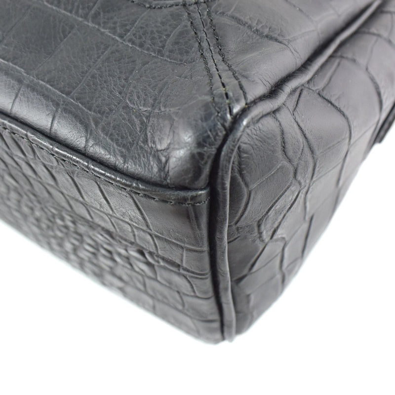 [Samantha Thavasa] Samantha Thavasa 
 Shoulder bag 
 Enhanced leather Black Turn Lock Ladies A Rank