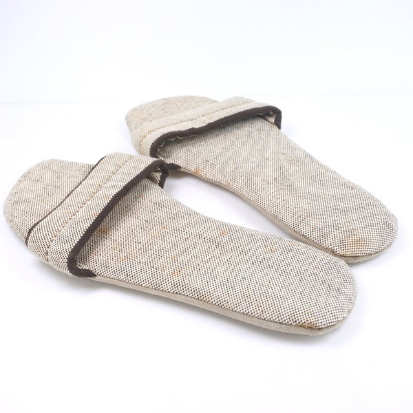 [PRADA] Prada 
 Slippers and other shoes 
 Travel with pouch/Travel canvas beige 37 engraved Slipper Ladies