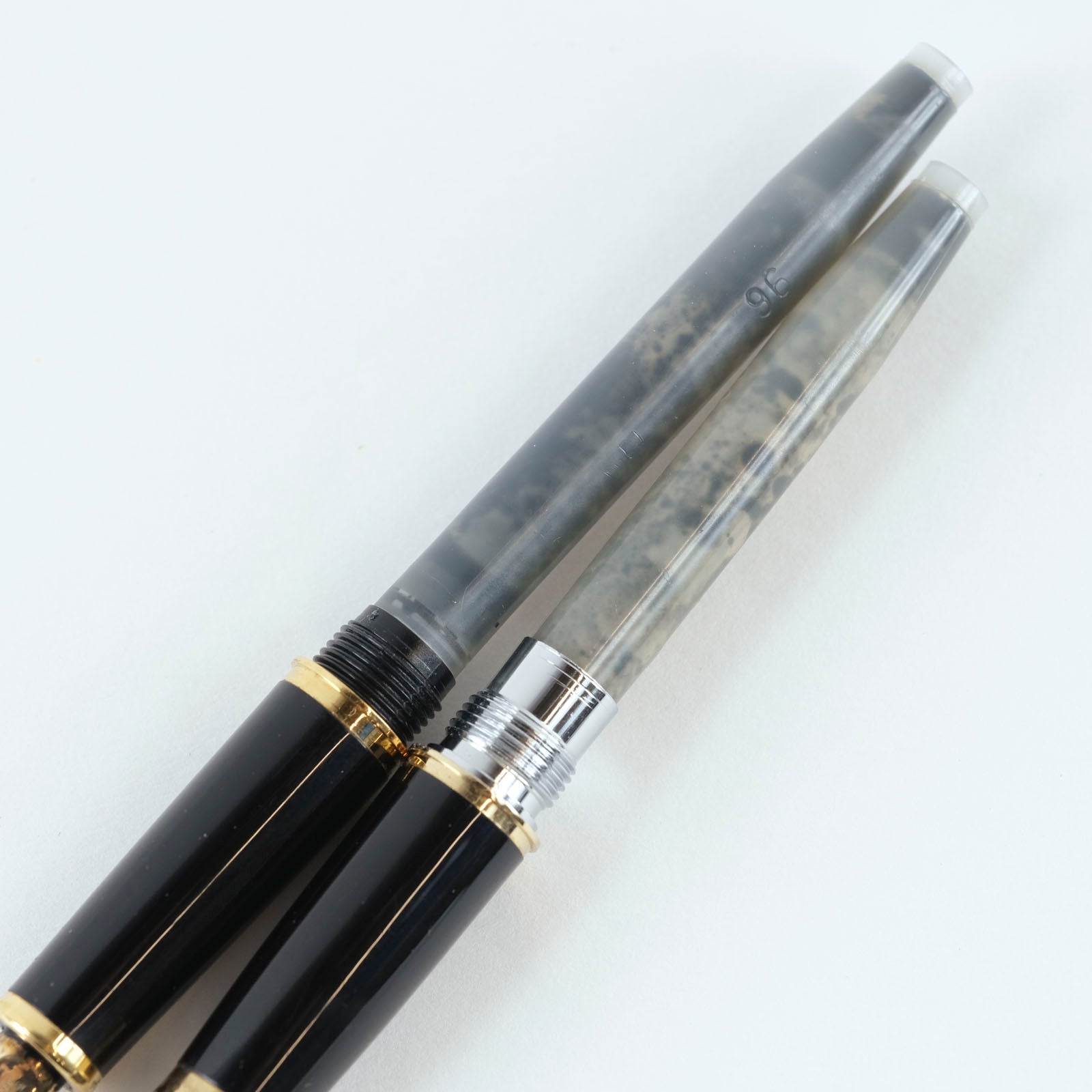 PLATINUM】プラチナ 万年筆2本セット 14K細字/22K太字 万年筆 Fountain Pen Set of 2 14K Fine –  KYOTO NISHIKINO