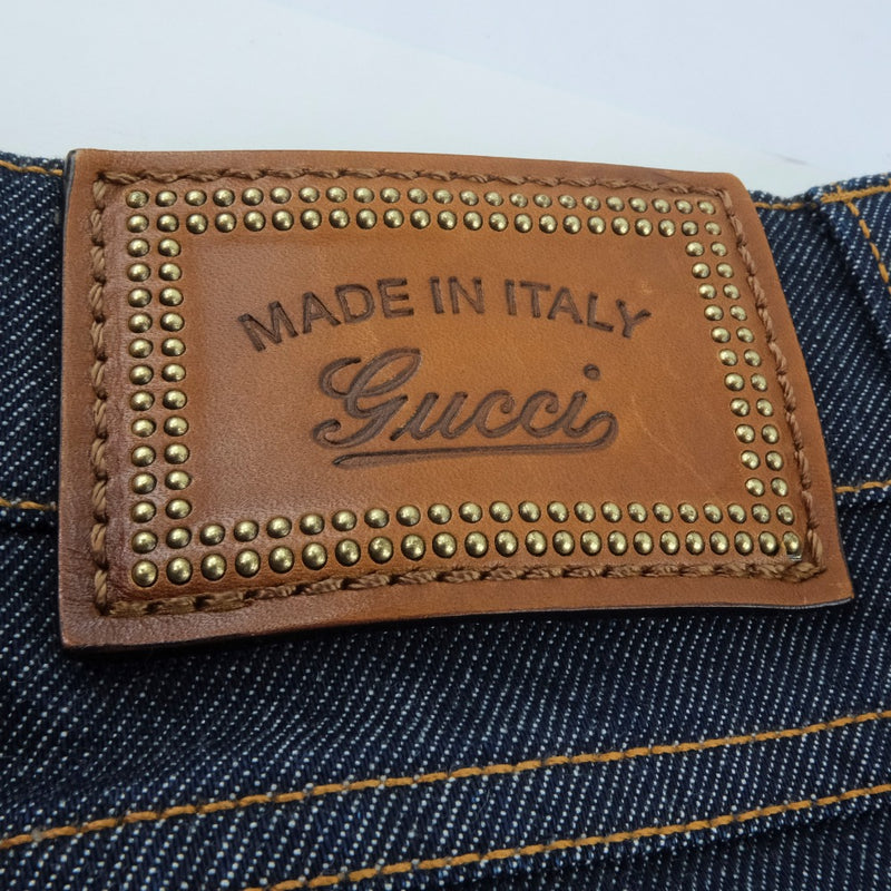 [GUCCI] Gucci 
 mini skirt 
 BB05310310 Denim Navy Ladies A Rank