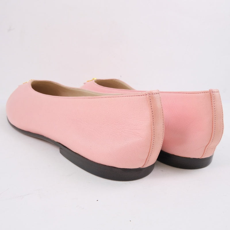 [Chanel] Chanel 
 Zapatos de zapatos planos 
 Coco Mark A06249.07 Pink Pink 96p zapatos planos grabados Damas