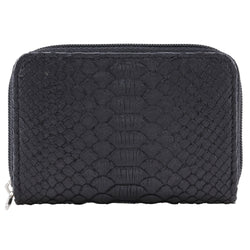 Coin Pocket Coin Purse
 Python black Fastener Coin Pocket Men's A-Rank