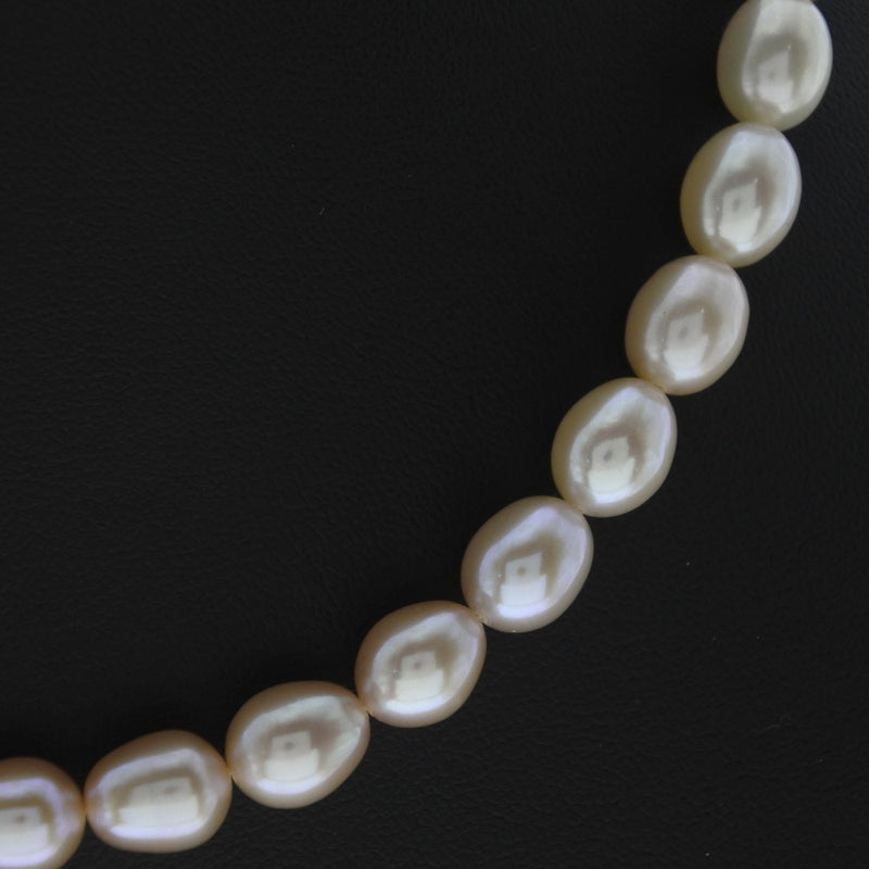 Collier de perle 8 mm perle x argent environ 40,0 g de perles dames un rang