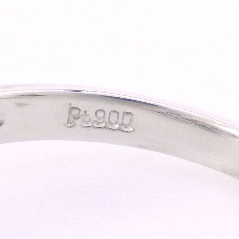 진주 크기 13 링/링 10.0 mm PT900 플래티넘 X 블랙 펄 (Pearl) (Black Cultured Pearl) x 다이아몬드 그레이 0.07 스탬프 약. 5.1G Pearl Women 's SA 순위