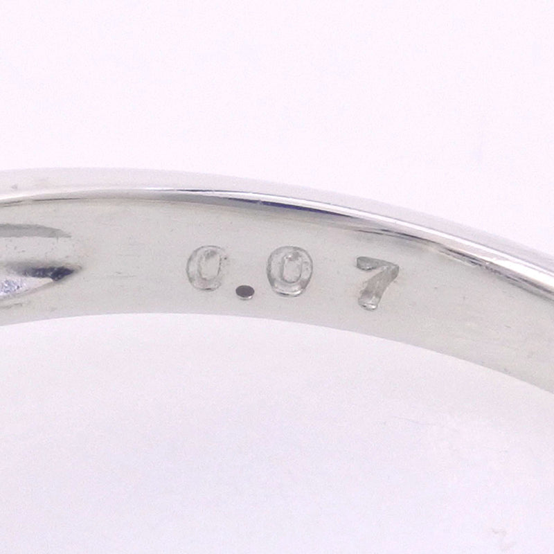 진주 크기 13 링/링 10.0 mm PT900 플래티넘 X 블랙 펄 (Pearl) (Black Cultured Pearl) x 다이아몬드 그레이 0.07 스탬프 약. 5.1G Pearl Women 's SA 순위