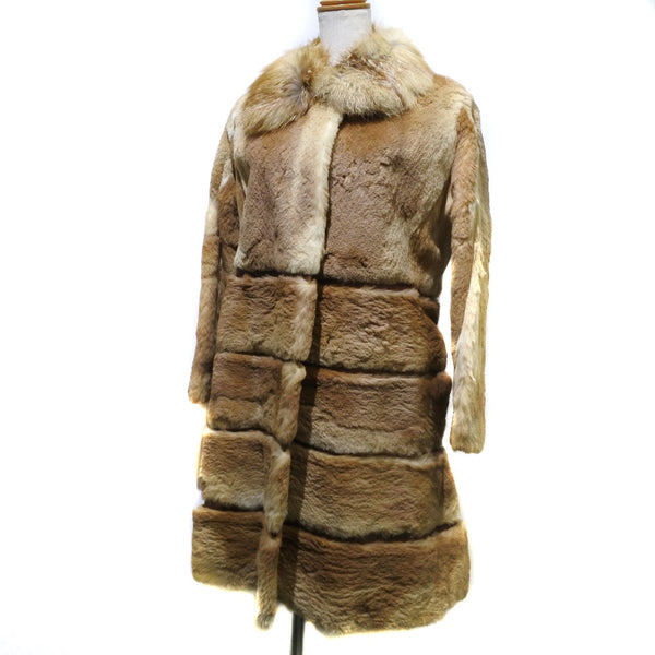 Fur and other outer 
 Mink x Rabbit Far Beige FUR Ladies