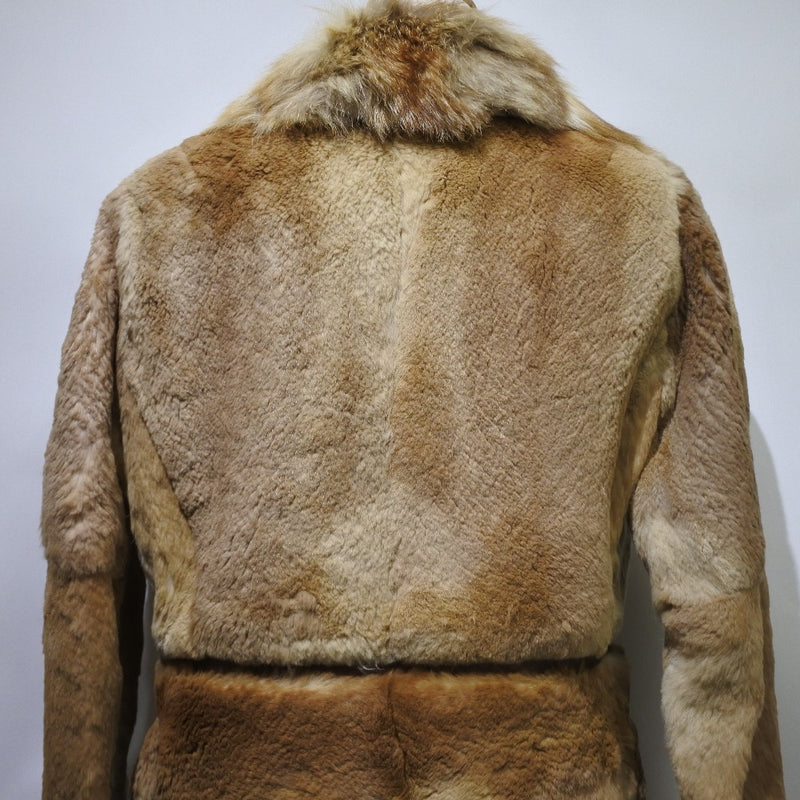 Fur and other outer 
 Mink x Rabbit Far Beige FUR Ladies