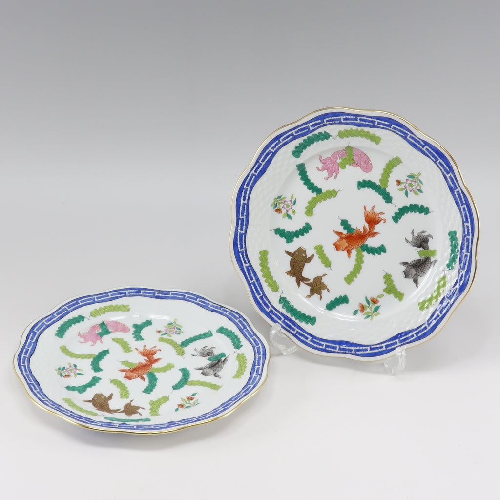 HEREND】ヘレンド ポワッソン プレート×2 19(cm) 食器 517/PO
