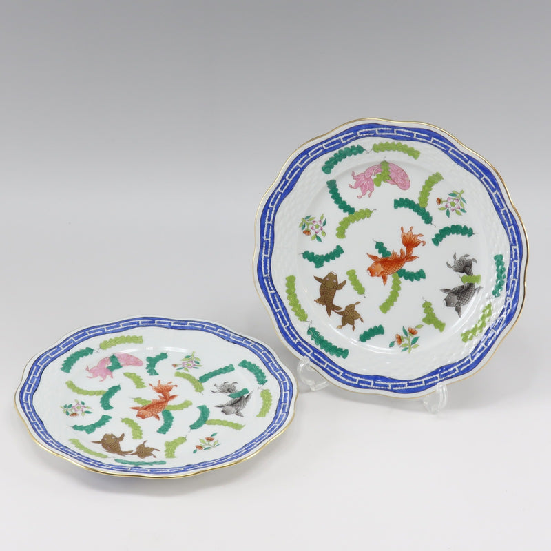 HEREND】ヘレンド ポワッソン プレート×2 19(cm) 食器 517/PO