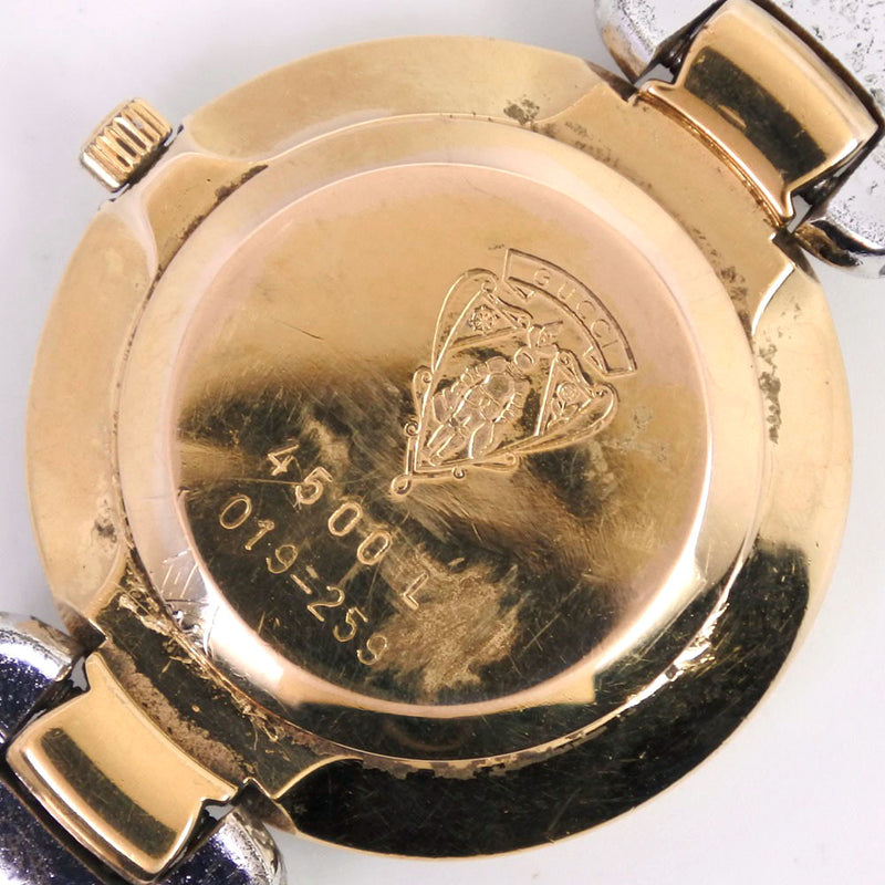 GUCCI] Gucci 4500L watch Stainless Steel Gold Quartz Analog  display picture 1