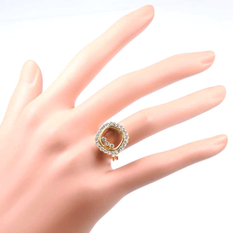 【Chopard】ショパール ハッピーダイヤ リング・指輪
 13号