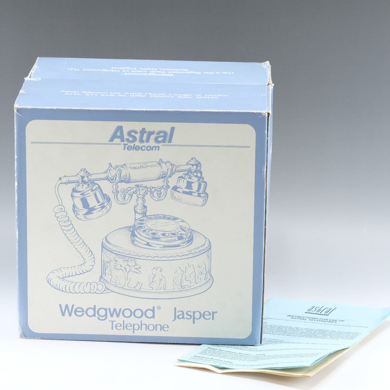 【Wedgwood】ウェッジウッド
 ジャスパー 骨董品
 アストラル ダイヤル テレフォン 陶器 Jasper ユニセックス