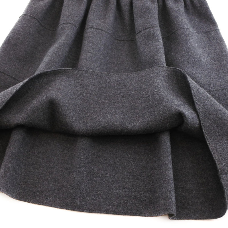 [PRADA] Prada 
 Severe sleeve dress 
 Wool Gray NO SLEEVE Ladies A-Rank