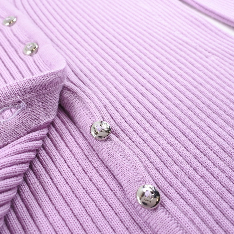 [Dior] Christian Dior 
 Sweater 
 Cotton Purple Ladies A-Rank