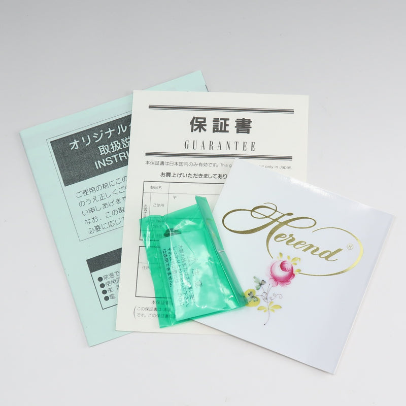 HEREND】ヘレンド ヴィクトリア ブーケ ウォールクロック 掛時計 527