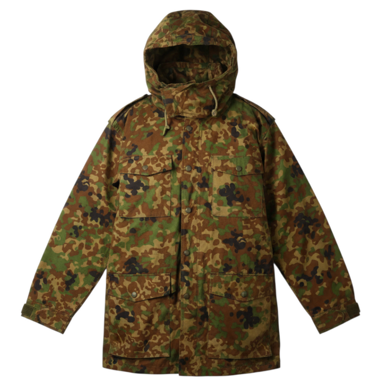 NISHIKINO VINTAGE KYOTOの陸上自衛隊迷彩柄コットン製防寒戦闘服ミリタリージャケット