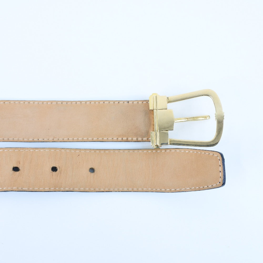 K18バックル ベルト クロコダイル 青 K18 buckle メンズ – NISHIKINO