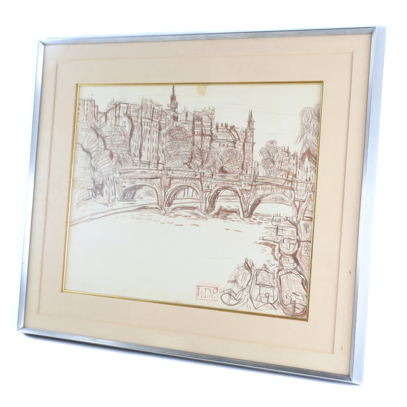 [Hideo Nishiyama] Nishiyama Hideo Painting 
 "Le style Seine"