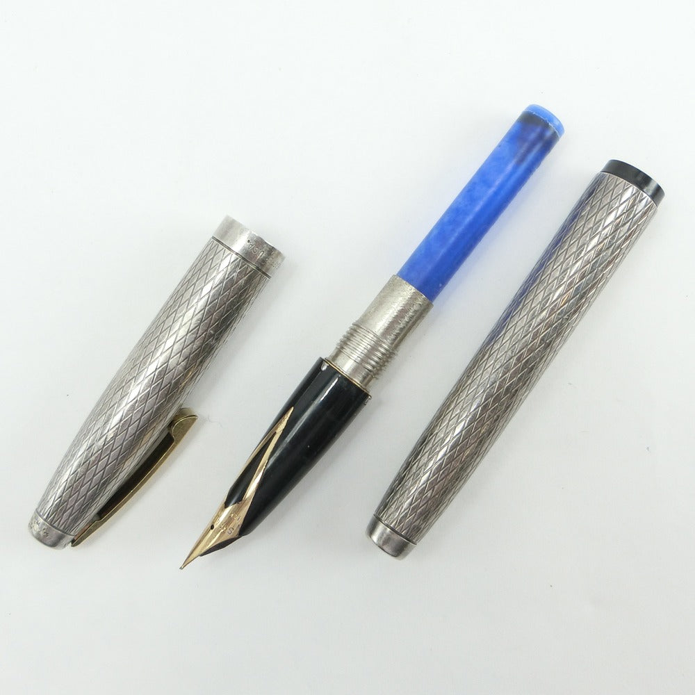 SHEAFFER】シェーファー インペリアル STERLING SILVER 万年筆 ペン先 14K(585) スターリングシルバー Im –  KYOTO NISHIKINO