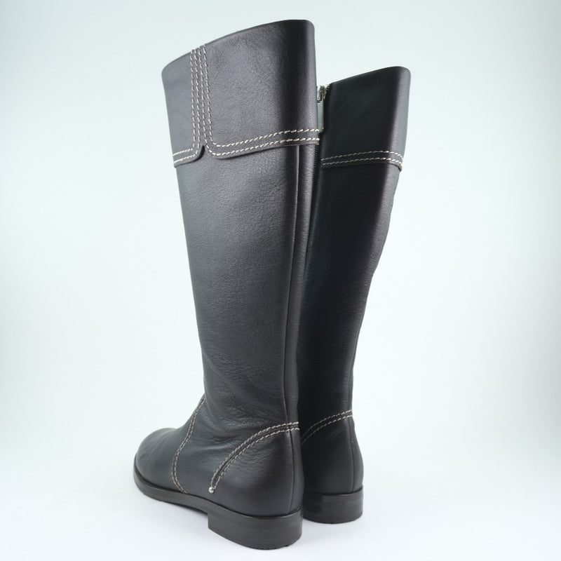 [BALLY] Barry 
 Long boots 
 3490432 Calf tea Knee-HIGH BOOTS Ladies A+Rank